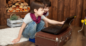 Kids play game